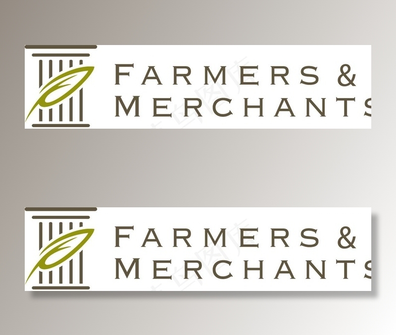 金融银行标记图片