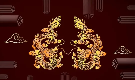 中国风龙背景墙图片