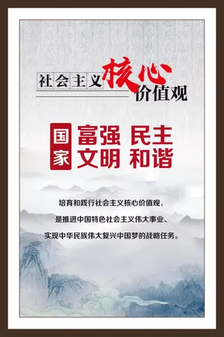 *核心价值观图片