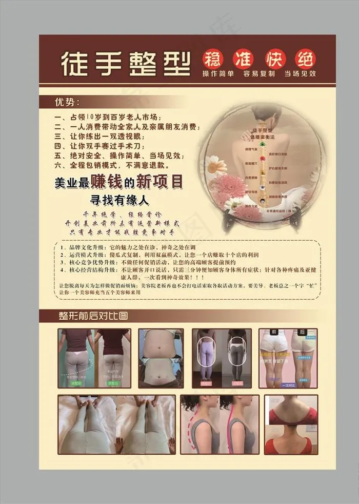 徒手整型图片(3437X5031(DPI:300))psd模版下载