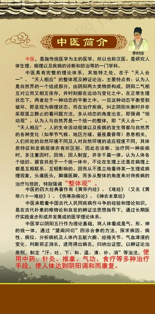 中医简介图片(3189X6063(DPI:100))psd模版下载