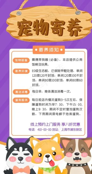 宠物海报图片