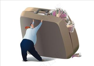 被腐败压垮图片