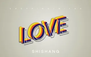 POP错位立体效果条纹字效样机图片