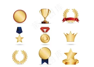 矢量奖牌奖章设计图片