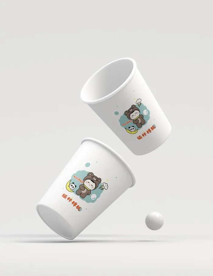 原创3D纸杯样机图片