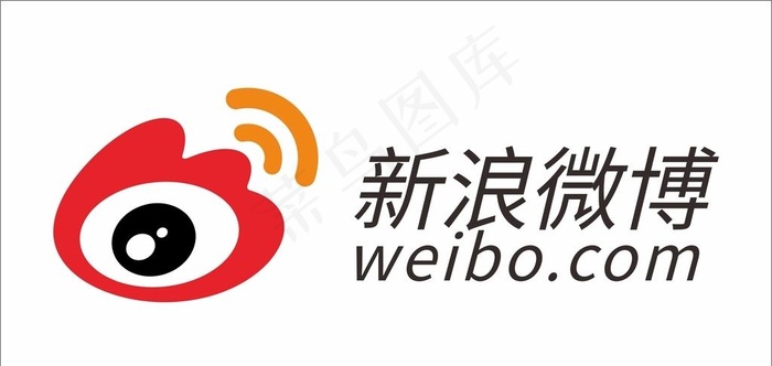 新浪微博logo图片cdr矢量模版下载