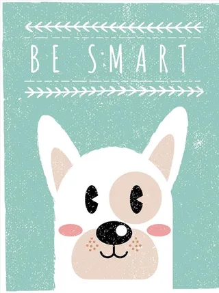 矢量可爱宠物狗狗图片