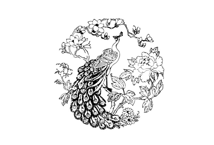 中国古典花纹图片ai矢量模版下载