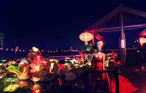 张家港山歌馆夜景图片 张家港山歌馆夜景图片