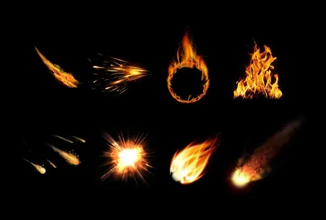 火光爆炸光环素材图片 火光爆炸光环素材图片