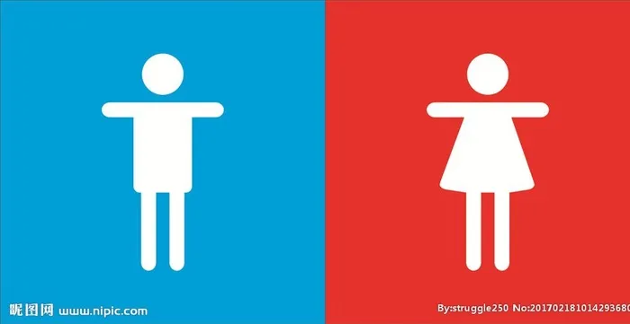男女标志图片cdr矢量模版下载