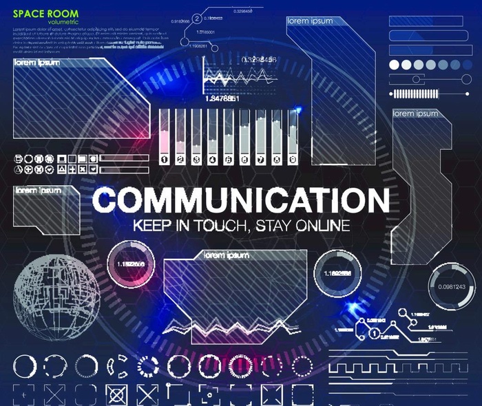 矢量 科技 边框图片