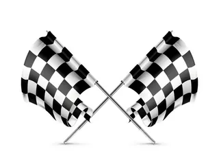 赛车专用黑白旗图片