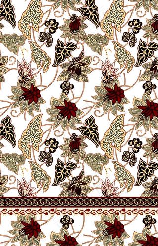 数码印花 定位花图片