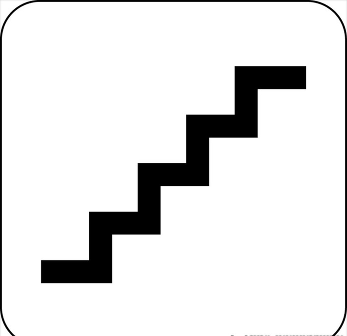 商场图标系列 楼梯台阶图标图片