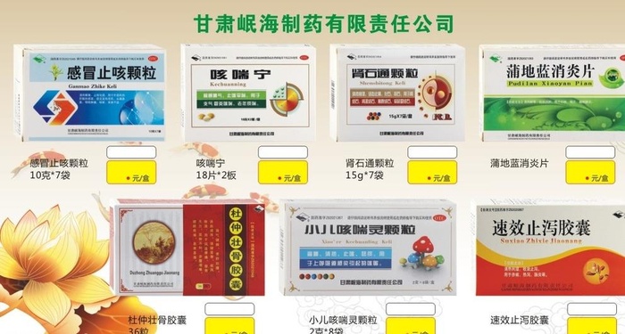 甘肃岷海制药图片cdr矢量模版下载