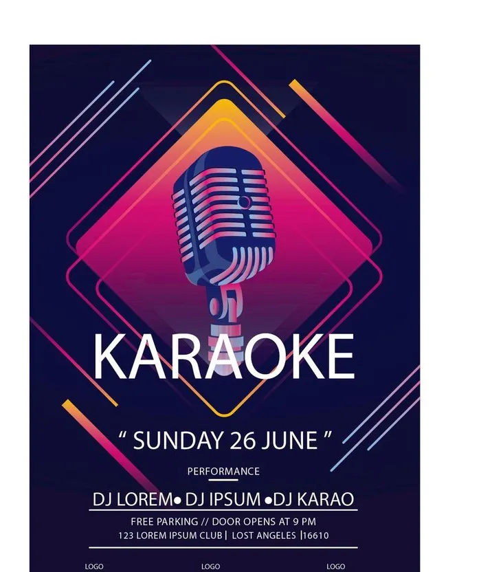 音乐卡片图片ai矢量模版下载