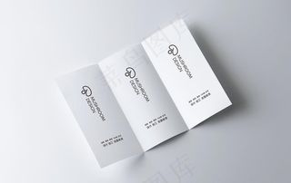 三折页样机图片