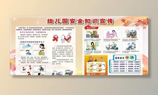 幼儿园安全板报图片