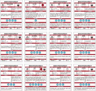 危险化学品安全周知卡图片