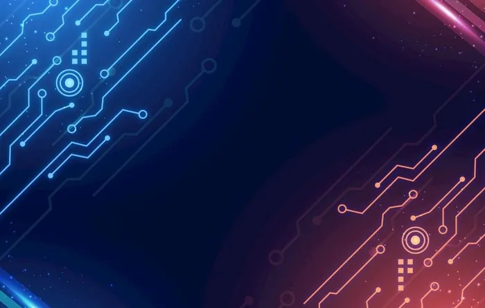 渐变科技线条背景矢量图片