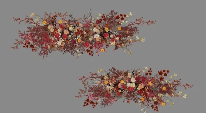 婚礼花艺图片(1883x1098)psd模版下载