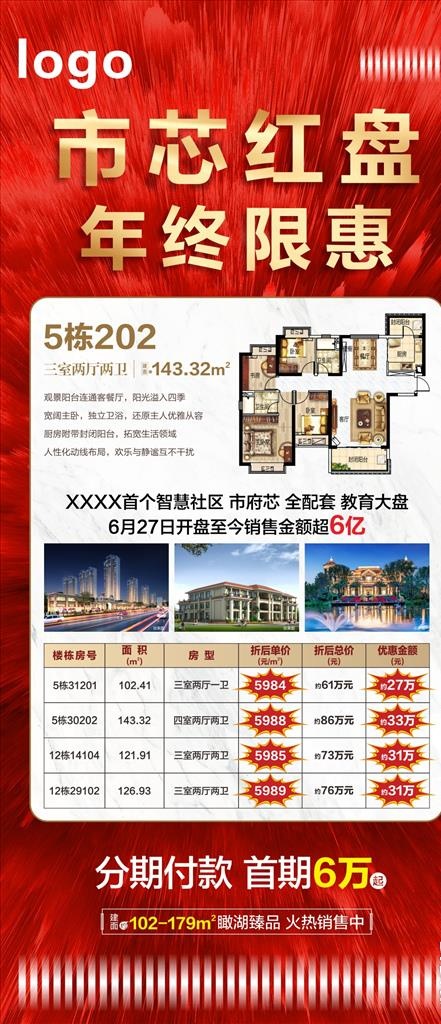 地产微信图片cdr矢量模版下载