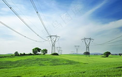 电塔高压线图片
