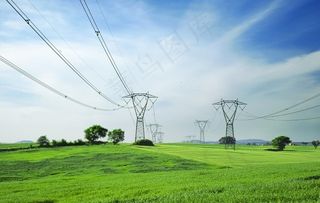 电塔高压线图片