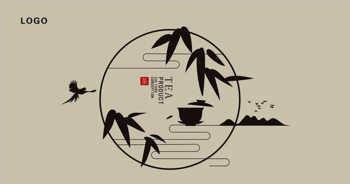 茶意图片cdr矢量模版下载