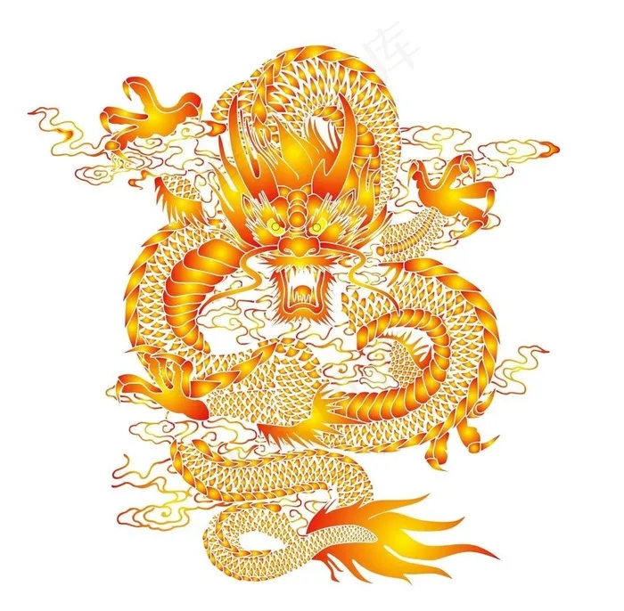 金龙矢量图片cdr矢量模版下载