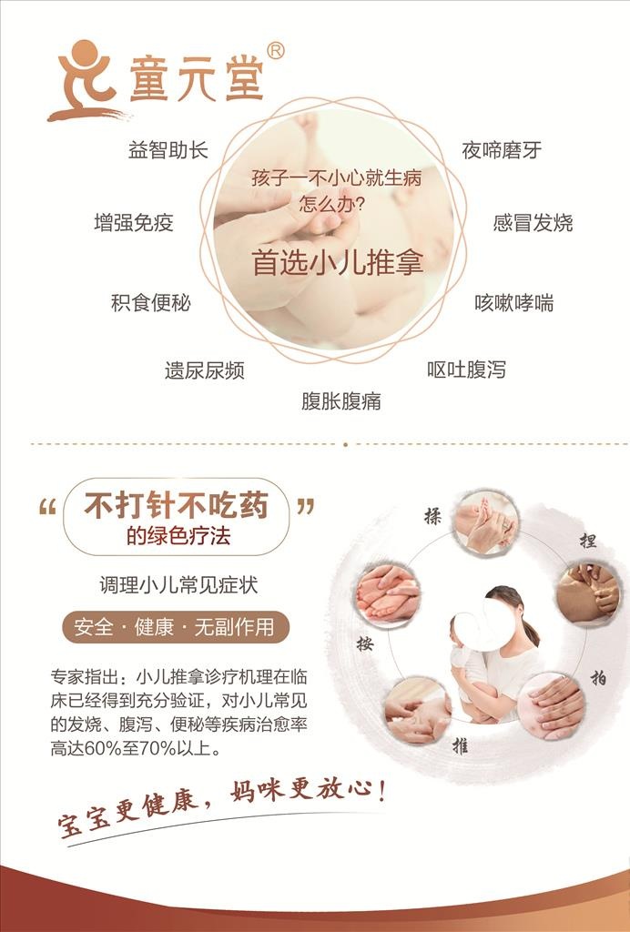 小儿推拿单页图片(2480x3508)