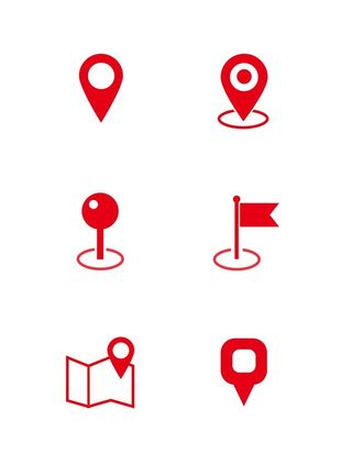 地图标记定位图标图片