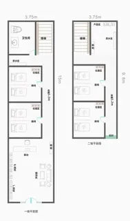 美容工作室平面图图片