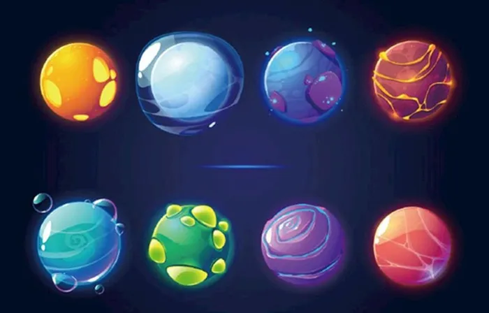 宇宙星球银河行星图片eps,ai矢量模版下载