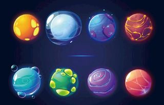 宇宙星球银河行星图片