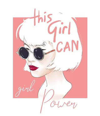 时尚短发女孩图片