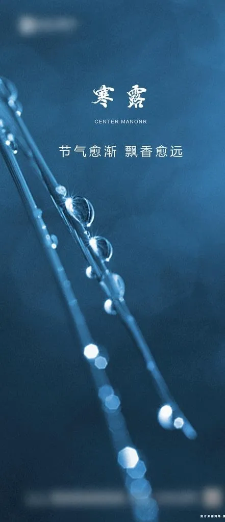 寒露图片psd模版下载