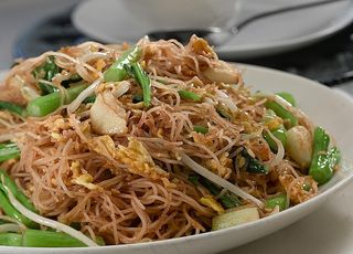 南乳菜心炒米粉图片