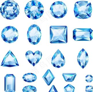 宝石矢量素材图片