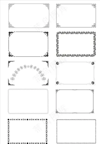 高档花边底纹 花纹图片