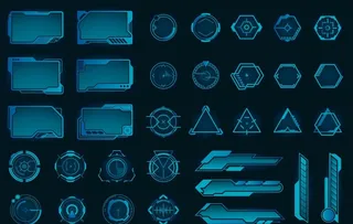 创意科技边框图片