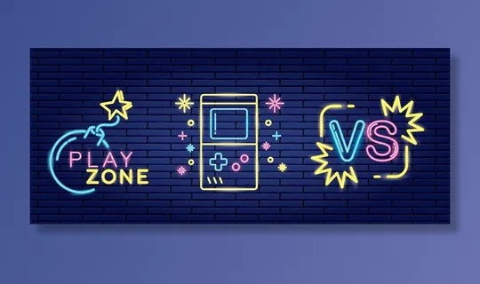 霓虹灯素材图片