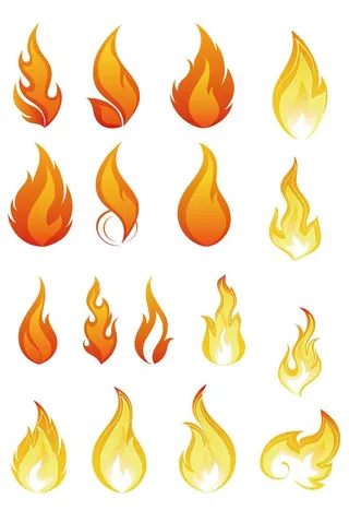 AI矢量火焰火苗图片