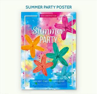 水彩油画花纹图片