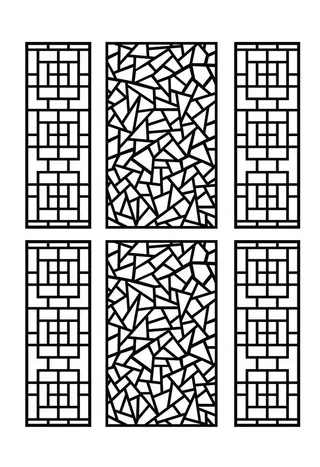 家居隔断 中式花纹 雕花图片