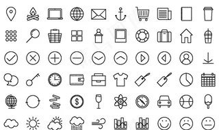 路线导航图标图片