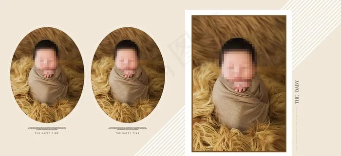 儿童 摄影 相册 模板 字母 图片psd模版下载