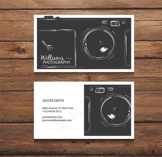 摄影师名片图片